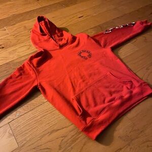 red chrome hearts sweatshirt size medium